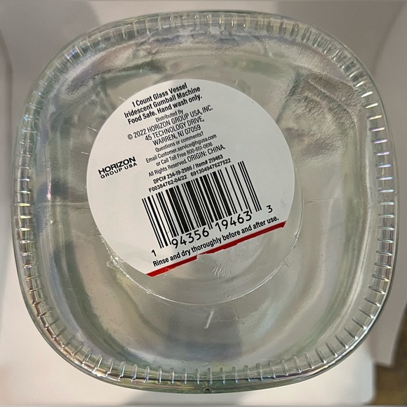 Iridescent glass gumball machine style jar for Target - Picture 7 of 16